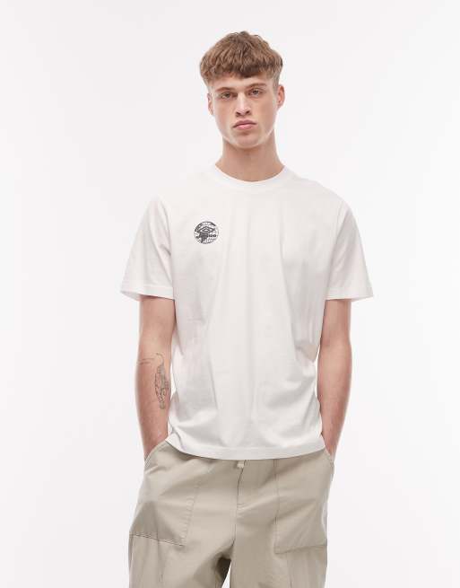 Umbro – Biały T-shirt z grafiką na piersi, 3 z 5