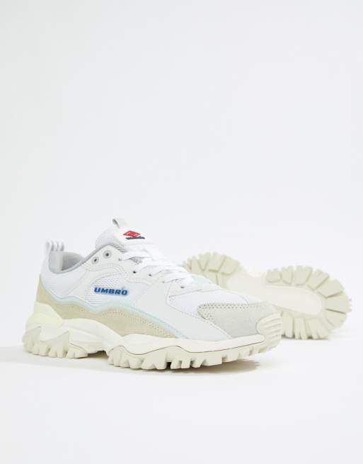 Umbro white store bumpy trainers