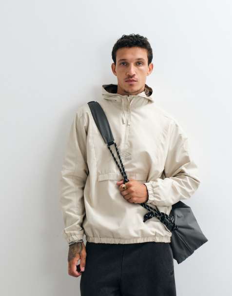 Umbro Cagoule jacket in off white - view 1