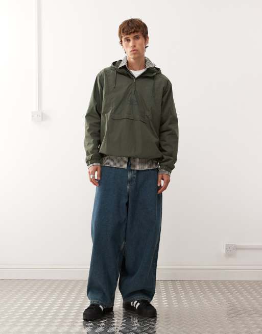 umbro×fekete gathered hoodie vest カーキ VIER X Umbro Masked Hoodie Green – VIER Antwerp
