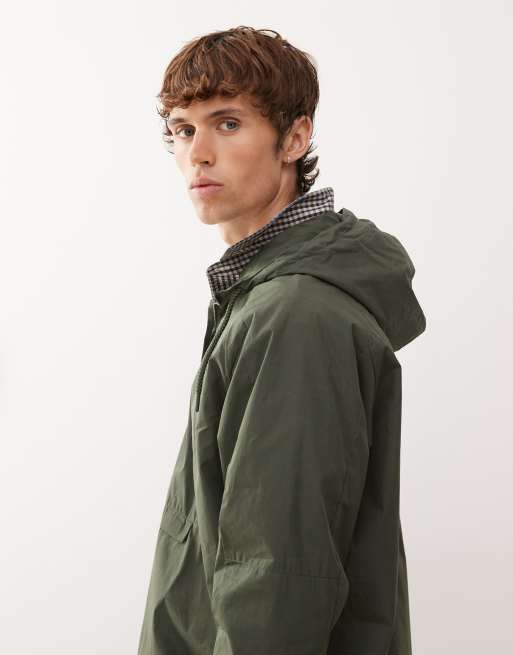umbro×fekete gathered hoodie vest カーキ Jackets Umbro Masked Waxed Anorak Dark Olive (UBMW0332FA207