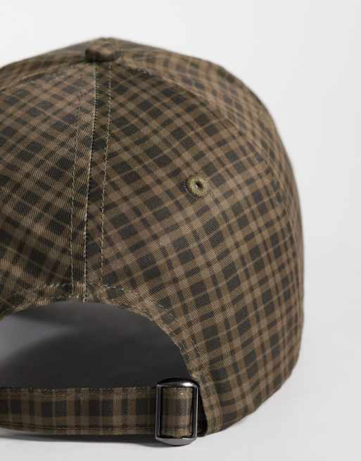 Umbro cap in brown check, 3 of 3