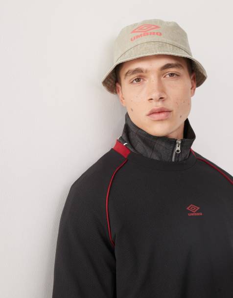 Umbro - Cappello da pescatore in drill rosso - view 1