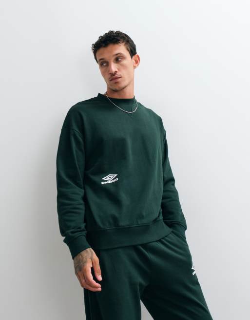 Umbro Culture sweatshirt i grøn, 3 af 5