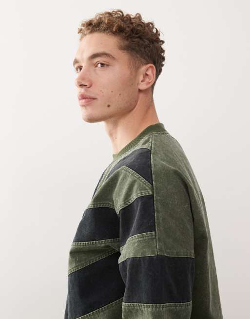 Umbro – Diamond Drill – Kakifärgad sweatshirt med tvättad finish, 4 av 5