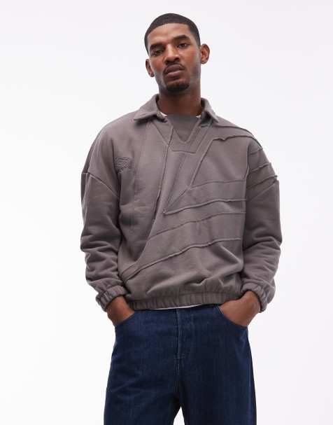 Umbro Diamond Drill sweatshirt in washed grey - view 1