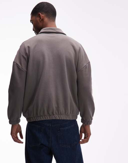 Umbro Diamond Drill sweatshirt in washed grey, 3 of 5