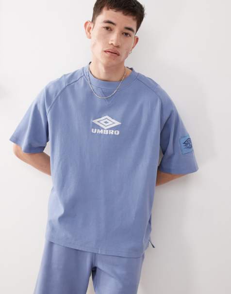 Umbro – Drill – Blå t-shirt med broderad logga - view 1