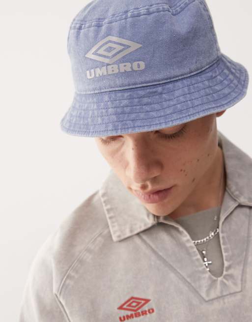 Umbro drill bucket hat in blue | ASOS