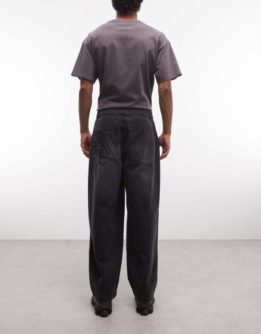 Umbro Drill denim jeans in washed black, 3 of 5