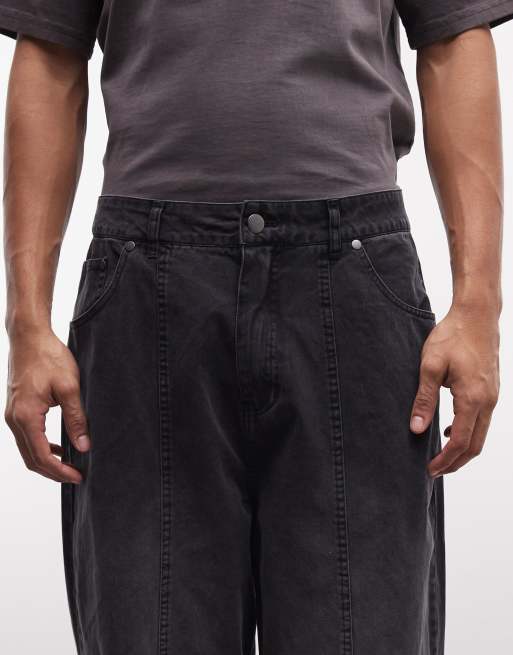 Umbro Drill denim jeans in washed black, 5 of 5