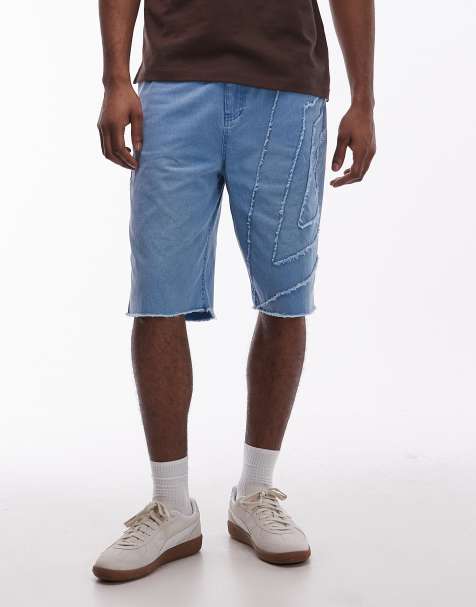 Umbro Drill denim shorts in washed blue - view 1
