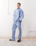 [Umbro] Umbro drill embroidered logo pants in blue 2XL Mid blue
