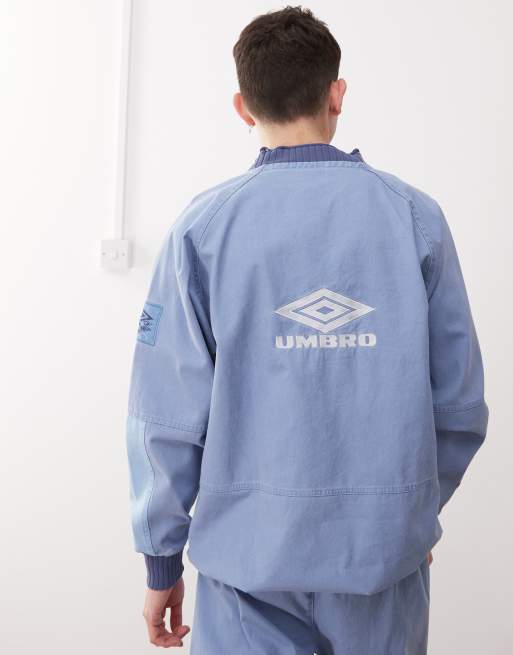 Umbro Drill embroidered logo sweatshirt in blue | ASOS