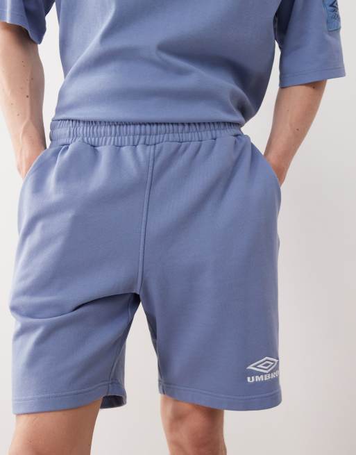 Umbro – Drill – Shorts in Blau mit Logostickerei, 4 von 5