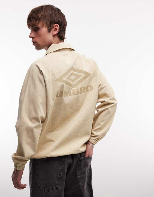 Umbro  Drill top in washed beige, 2 of 5