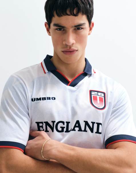 Umbro – England-Trikot in Weiß - view 1