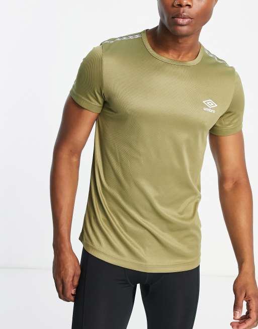 Umbro – Fitness – Khakigrön t-shirt i mesh