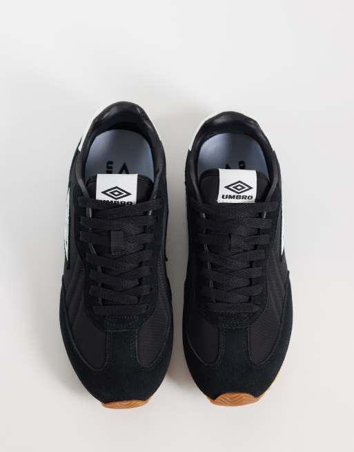 Umbro Gorton sneakers i svart mocka, 3 av 5