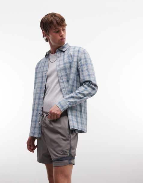 Umbro - Grå vævede fodboldshorts - view 1