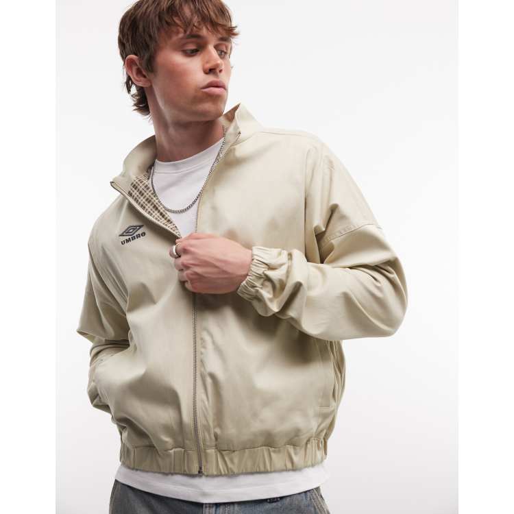 Umbro harrington jacket in beige | ASOS