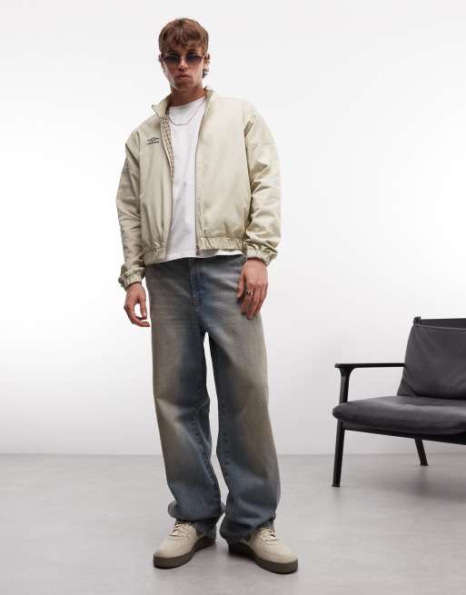 Umbro harrington jacket in beige, 3 of 5
