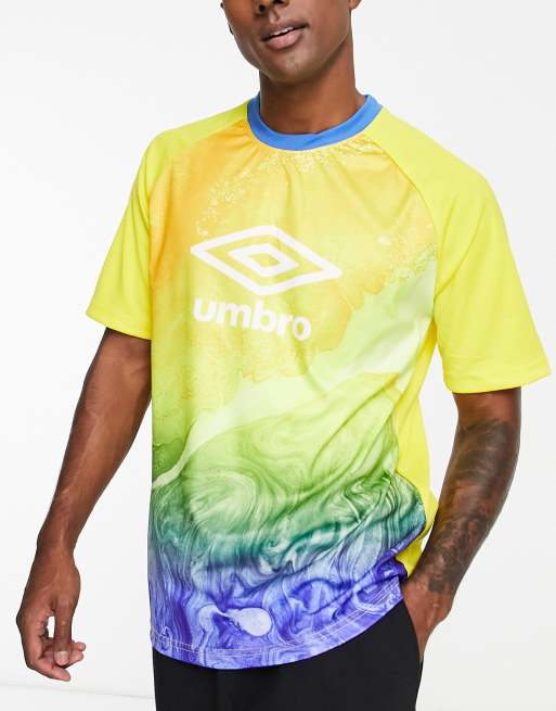 Zwembad Vulkanisch haar Umbro - Home Turf - Jersey T-shirt in geel | ASOS