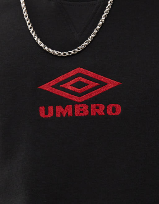 ウェア umbro ICONIC T-SHIRT Umbro iconic boxy T-shirt in black | ASOS