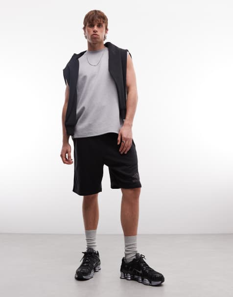Umbro iconic short in black and gray - view 1