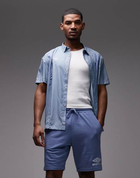 Umbro iconic shorts in blue and white - view 1