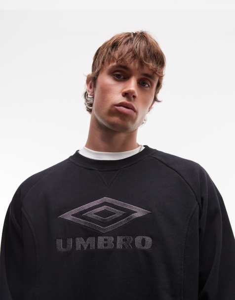 Umbro – Iconic – Sweatshirt in Schwarz und Grau - view 1