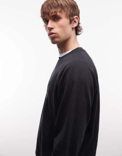 Umbro - Iconic - Sweatshirt in zwart en grijs, 4 van 5