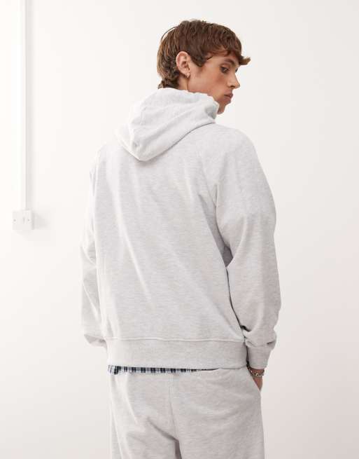 Umbro – Kapuzenpullover in Grau mit ikonischem Logo, 3 von 5