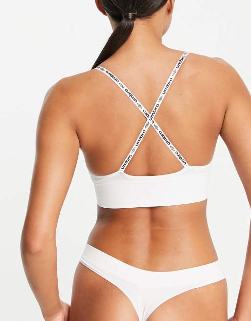 Umbro - Lucy - Ensemble soutien-gorge et string sans coutures - Blanc, 2 de 4