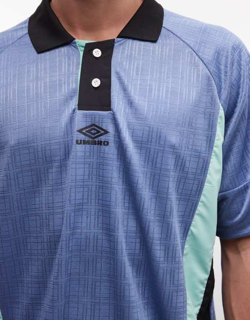 Umbro – Niebiesko-czarna koszulka piłkarska, 2 z 5
