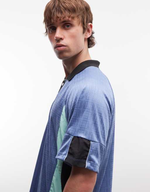 Umbro – Niebiesko-czarna koszulka piłkarska, 3 z 5