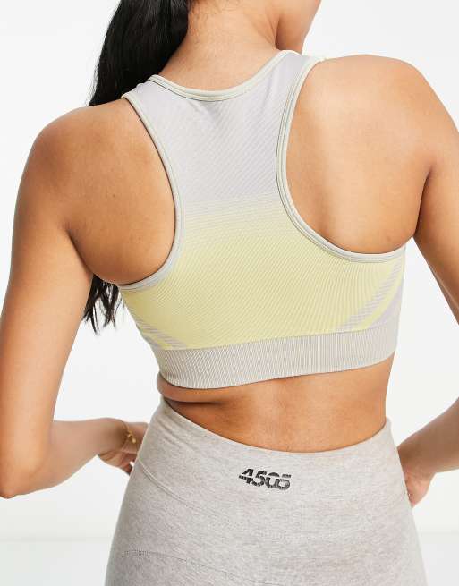 Umbro ombre seamless bralet in gold (part of a set), 2 of 4