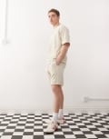 [Umbro] Umbro panelled mesh shorts in beige-Grey M GREY