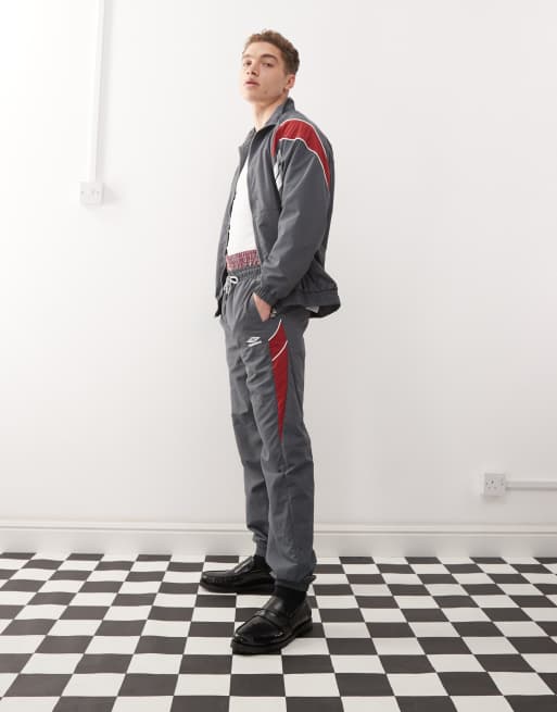 Umbro - Pantaloni sportivi comodi grigi multicolore