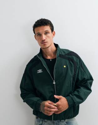 Umbro Relaxed Track Jacket In Green