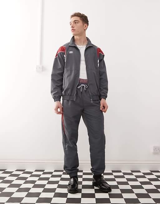 Umbro relaxed track jacket in grey multi | ASOS Umbro relaxed track jacket in grey multi | ASOS