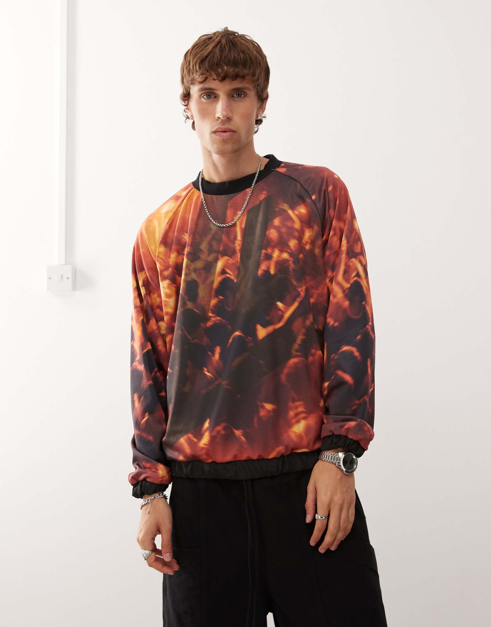 Укороченный верх с застежкой на молнию черного цвета от Umbro