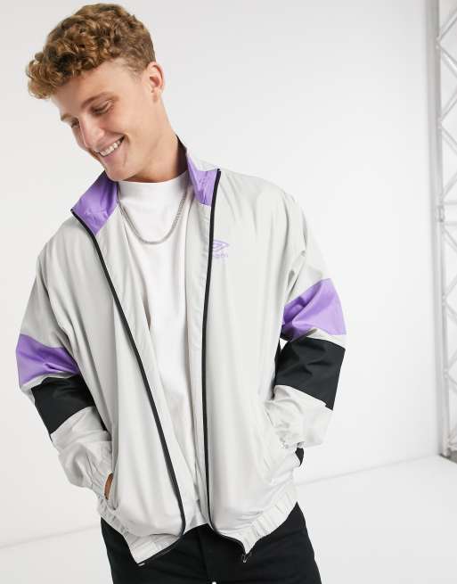 Umbro Scuba track jacket in grey | ASOS