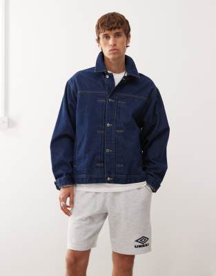 Umbro - Short à logo iconique - Gris