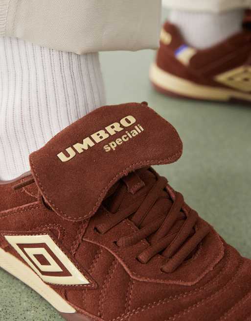 Umbro Speciali suede sneakers in brown | ASOS