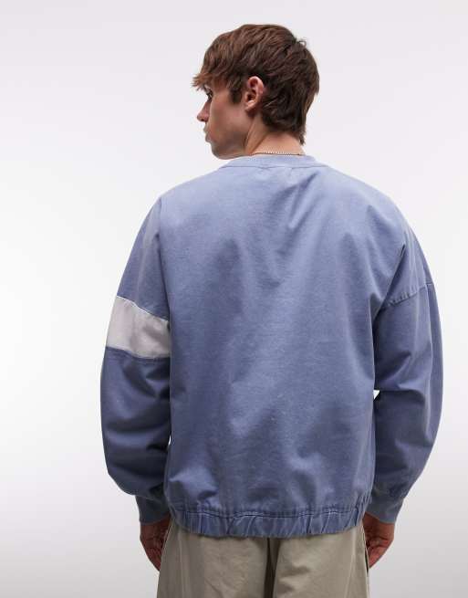Umbro - Sweat - Bleu délavé et blanc, 5 de 5