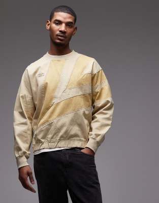 Sweatshirt in Beige-Neutral Neutral XXL