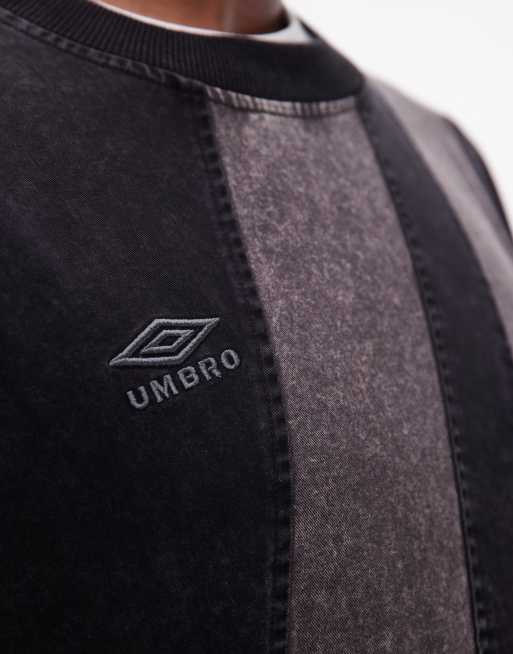 Umbro – Sweatshirt in verwaschenem Schwarz, 5 von 5