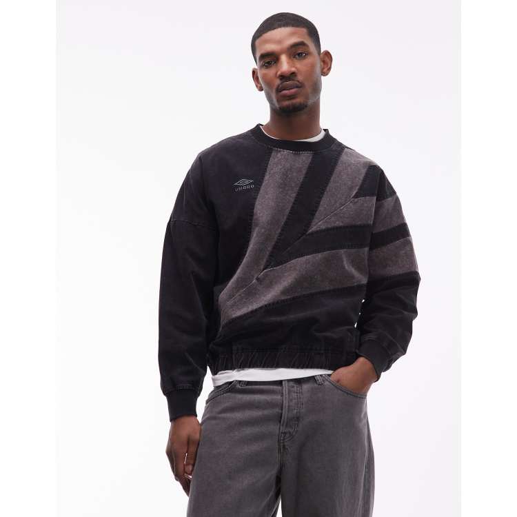 WIND AND SEA UMBRO Pullover Crew Neck 黒 210184944-1-black?$n_750w$&wid