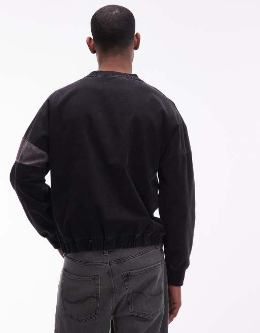 Umbro sweatshirt in washed black | ASOS